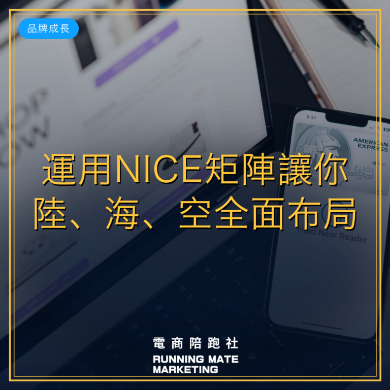 運用NICE矩陣讓你陸、海、空全面布局。